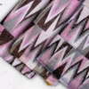 Pink and Grey Kente with shimmering Pink and Grey Kente