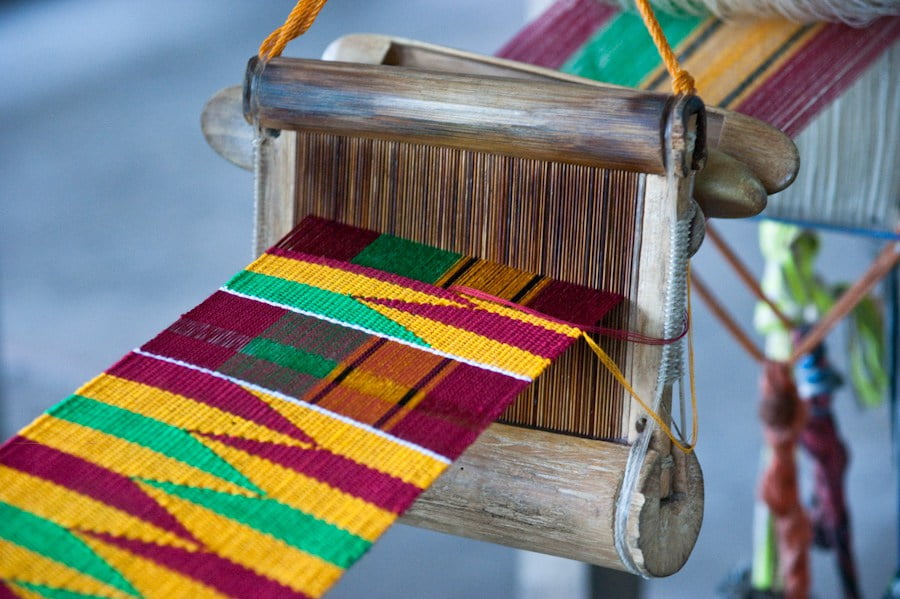 Customized Kente Weaving
