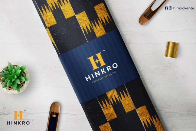 Black and Gold with shimmering kente Black and Gold with shimmering kente