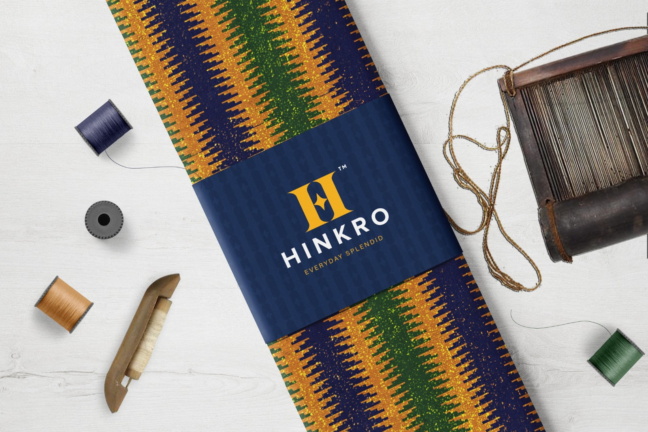 Dark Green, Blue Black and Yellowish orange with Gold shimmering kente Dark Green, Blue Black and Yellowish orange with Gold shimmering kente