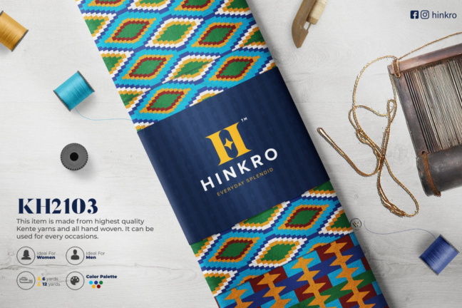 Blue, Gold, Black, Emerald Green and Red kente Blue, Gold, Black, Emerald Green and Red kente