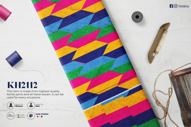 Green,Blue, Gold, Pink and Dark blue kente Green,Blue, Gold, Pink and Dark blue kente