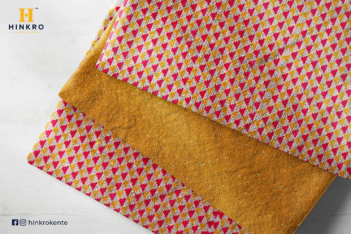 Pink, Gold, and Cream with shimmering kente Pink, Gold, and Cream with shimmering kente