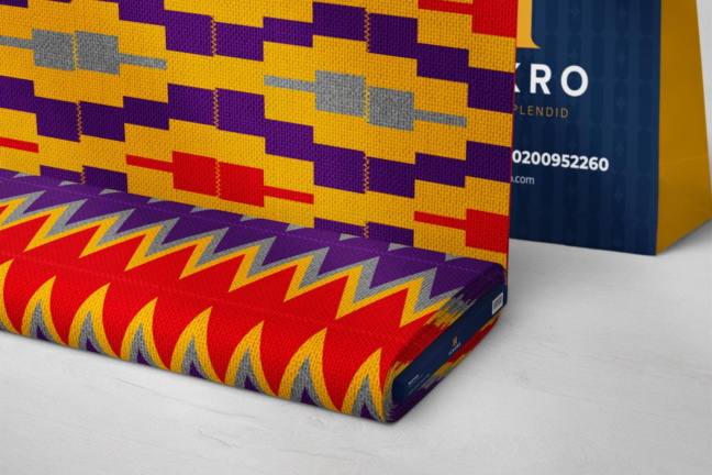 Buy kente online Red, Gold, Ash and purple kente Buy kente online Red, Gold, Ash and purple kente fabric
