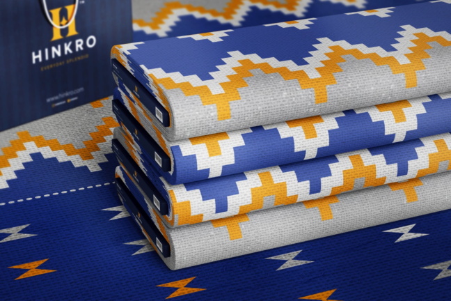 White, Gold, Blue and Ash with silver shimmering kente White, Gold, Blue and Ash with silver shimmering kente