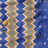 White, Gold, Blue and Ash with silver shimmering kente White, Gold, Blue and Ash with silver shimmering kente