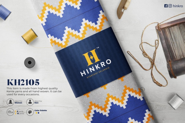 White, Gold, Blue and Ash with silver shimmering kente White, Gold, Blue and Ash with silver shimmering kente