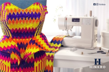 Yellow, Purple, Orange and Pink kente Yellow, Purple, Orange and Pink kente