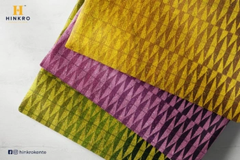 Yellow, Purple and Green ombre kente Yellow, Purple and Green ombre kente