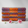 Yellow, Red and Blue kente Yellow, Red and Blue kente